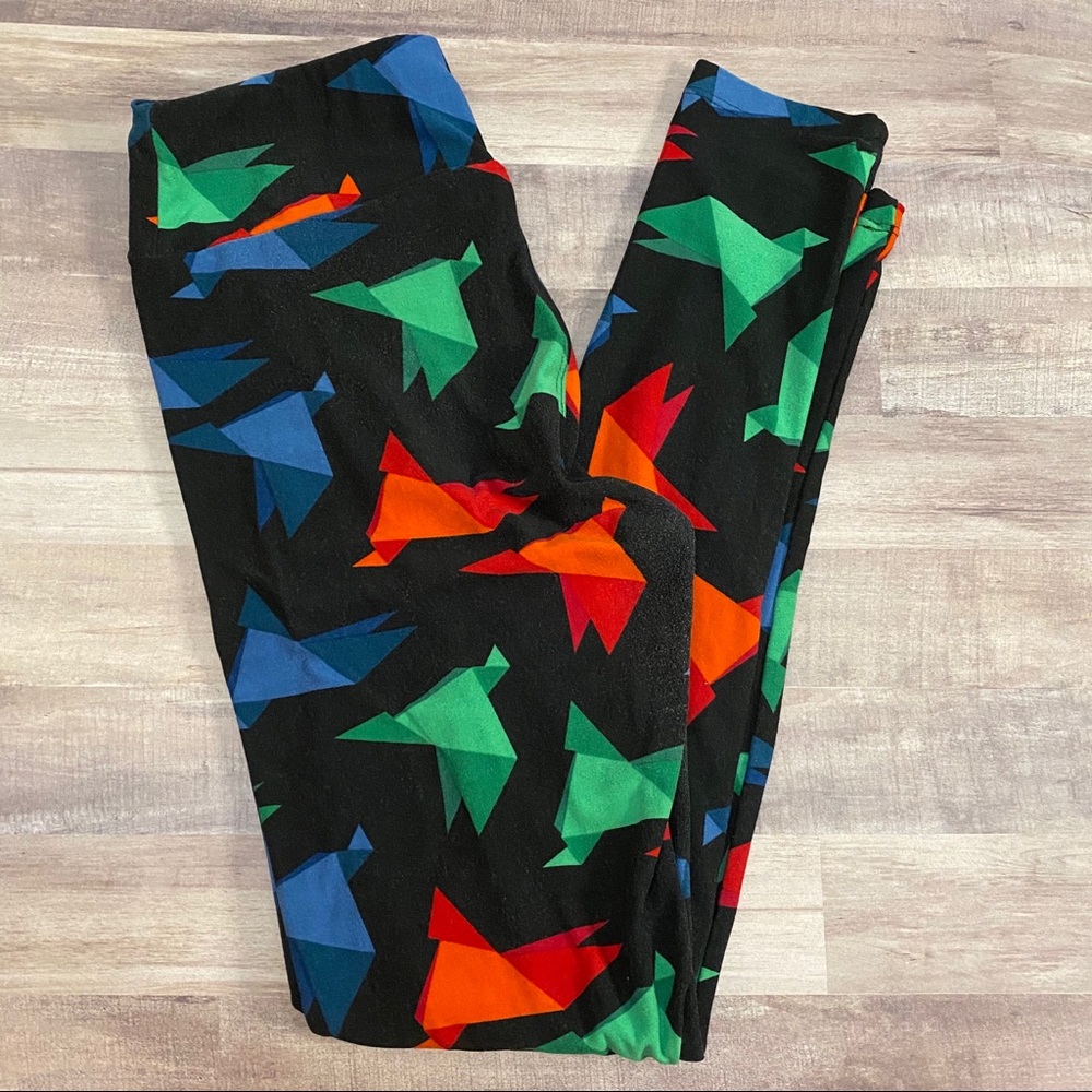 Origami Bird Lularoe Leggings